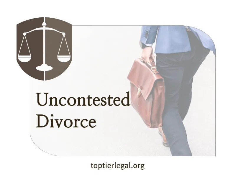 Uncontested divorce featured image