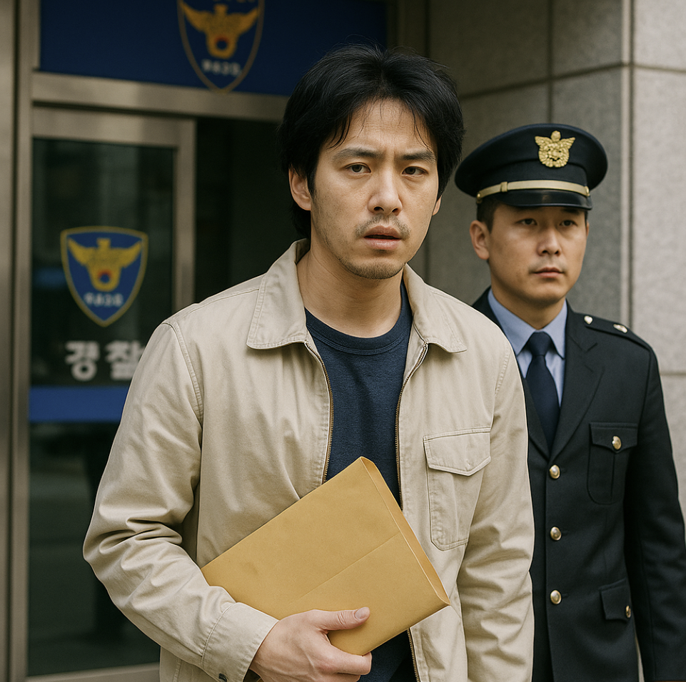 1. 보석금을 내고 석방되는 피의자